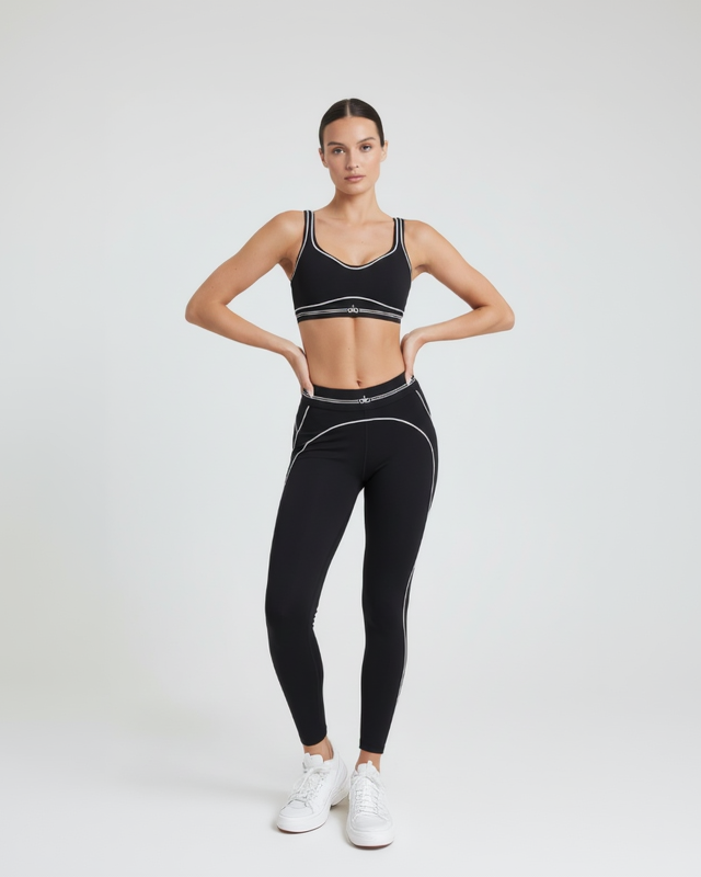 Yoga set black/white