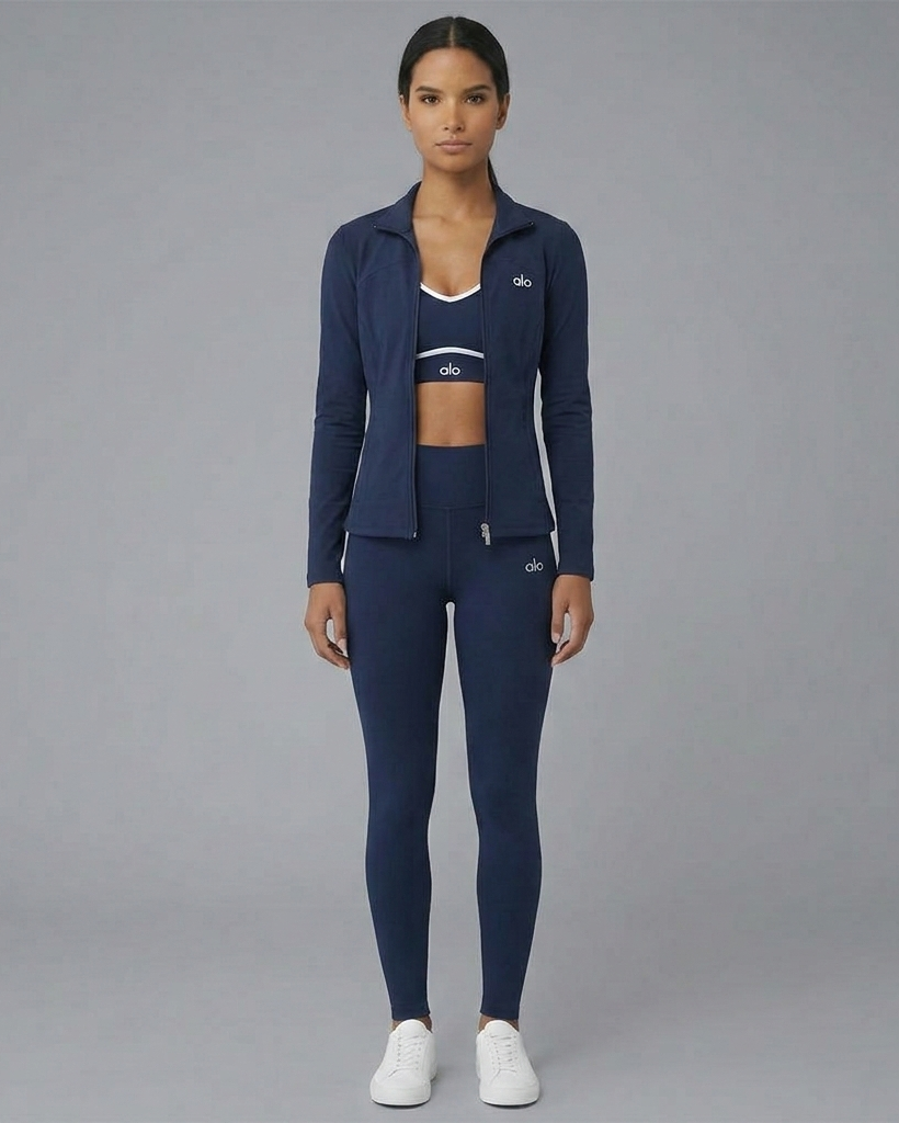Yoga Set - 3 Pieces - Navy