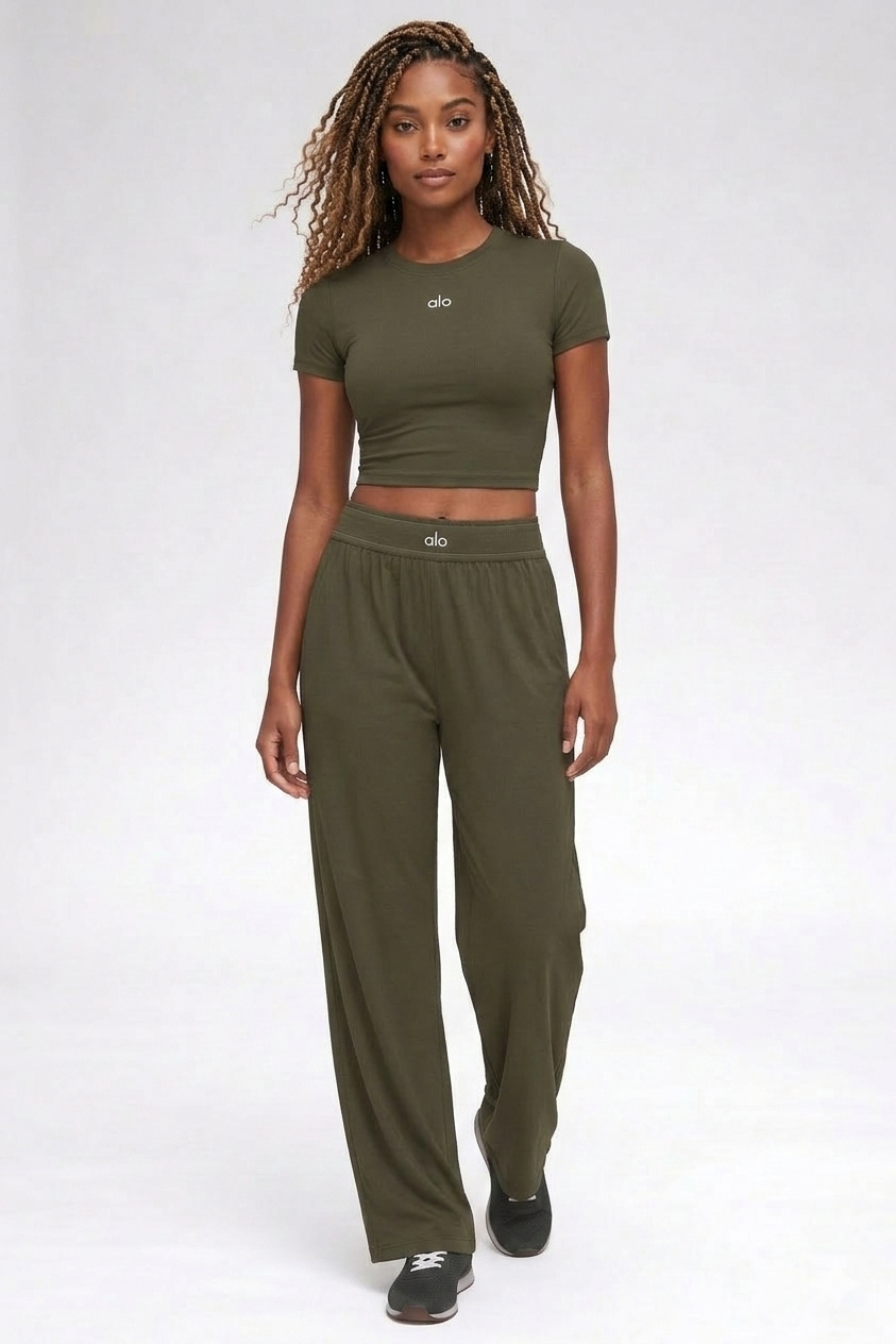 Ensemble Trousser & T-shirt Yoga