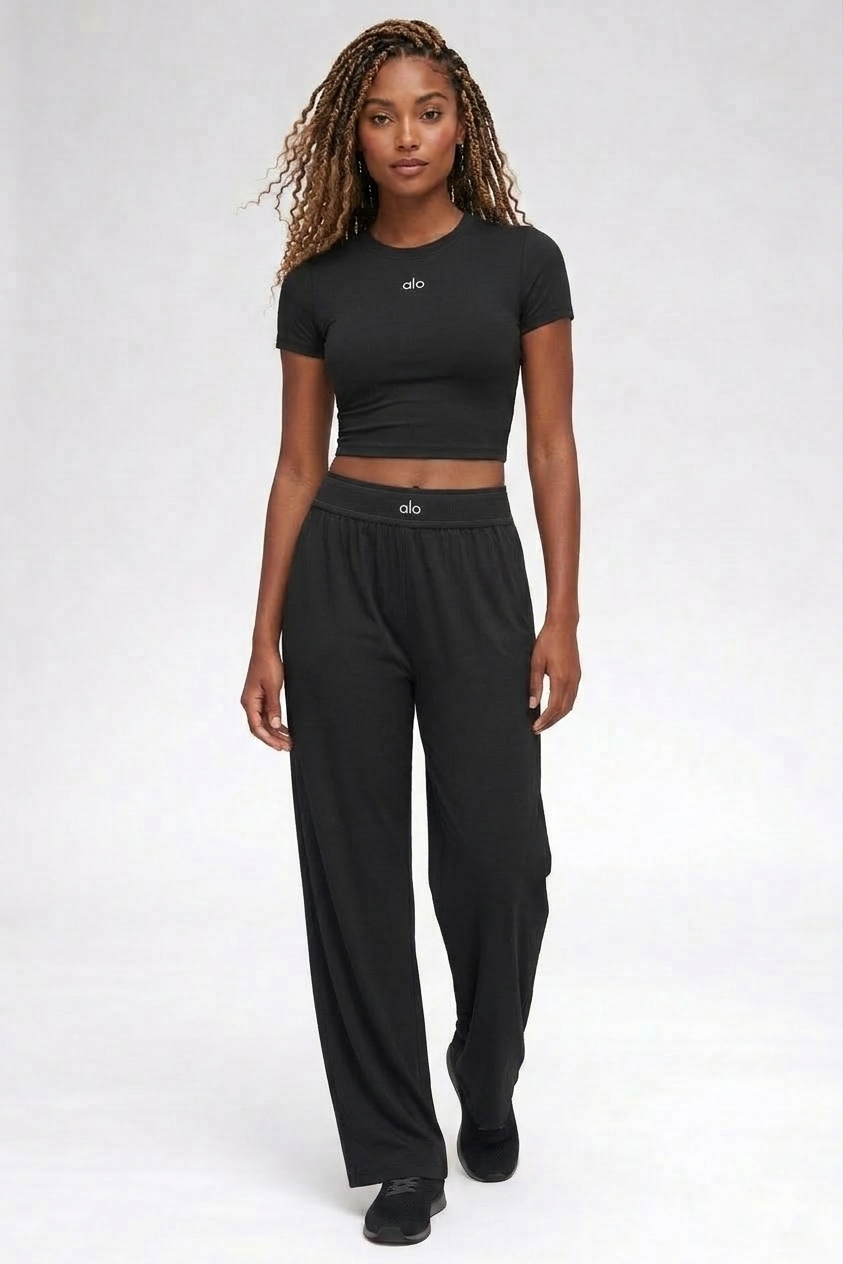 Ensemble Trousser & T-shirt Yoga