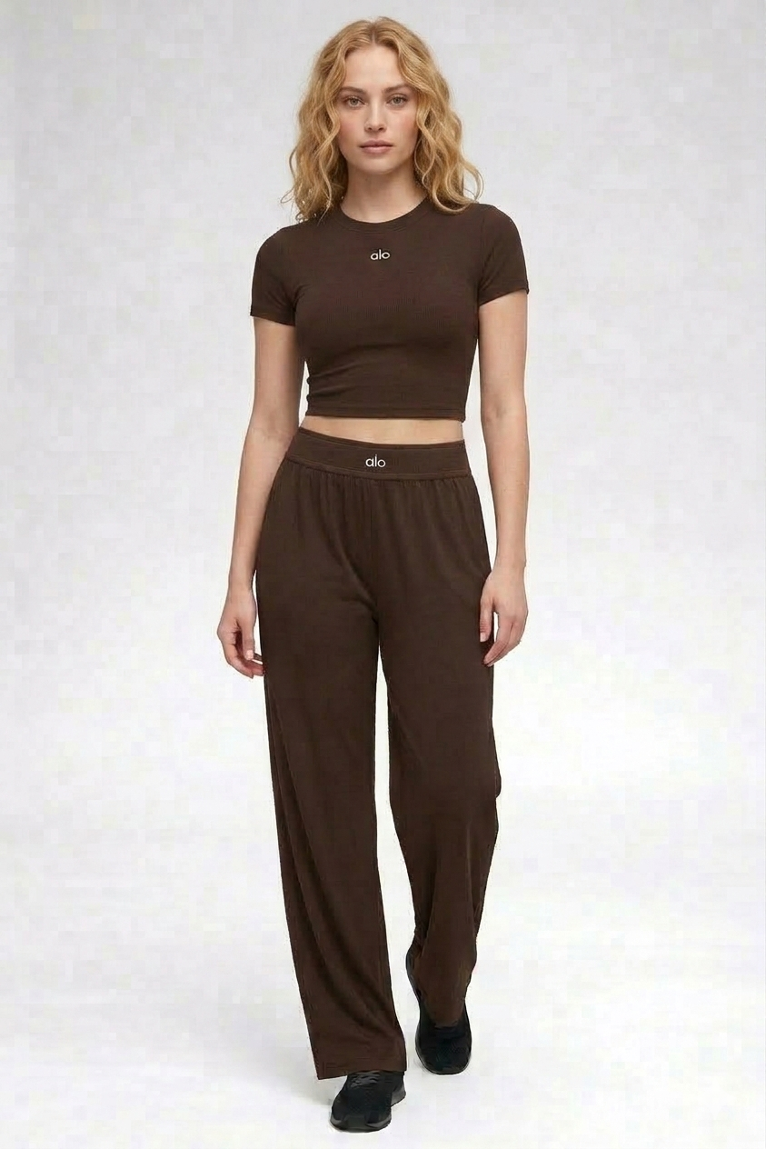 Ensemble Trousser & T-shirt Yoga